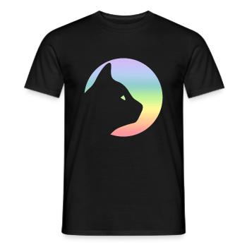 Chat - T-shirt homme - noir - Devant - AI Model Male 178 light (178cm)