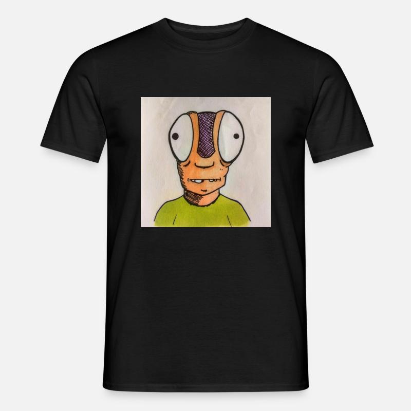 DerpMan. - Männer T-Shirt - Schwarz