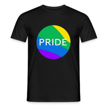 Pride - Men's T-Shirt - black - Front - AI Model Male 178 light (178cm)