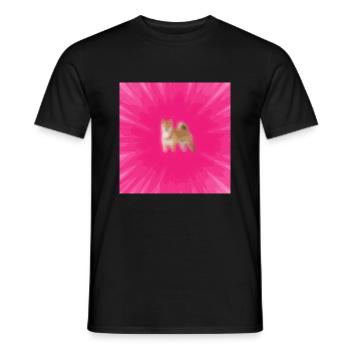 Shiba Inu future Doge tech crypto I - Men's T-Shirt - black - Front - AI Model Male 178 light (178cm)