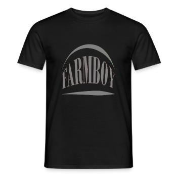 Fermier Fermier Fermier - T-shirt homme - noir - Devant - AI Model Male 178 light (178cm)