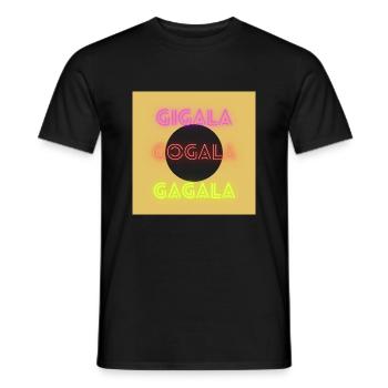 Fränkische Liebe - Männer T-Shirt - Schwarz - Vorne - AI Model Male 178 light (178cm)