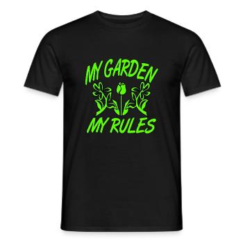 Jardin - T-shirt homme - noir - Devant - AI Model Male 178 light (178cm)