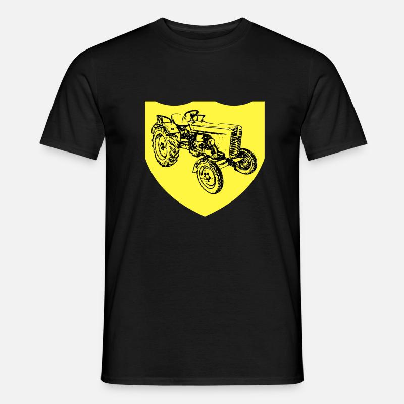 Traktor - Männer T-Shirt - Schwarz