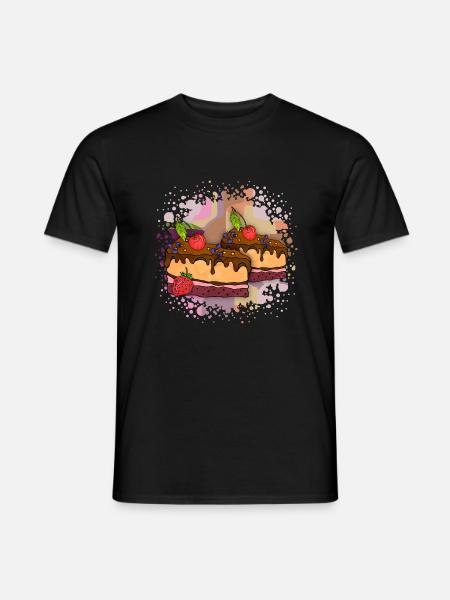Cake - Men's T-Shirt - black