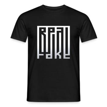 denken falsche positive Gedanken glückliche Meditation - Männer T-Shirt - Schwarz - Vorne - AI Model Male 178 light (178cm)