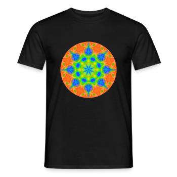Mandala Graal 15 - Männer T-Shirt - Schwarz - Vorne - AI Model Male 178 light (178cm)