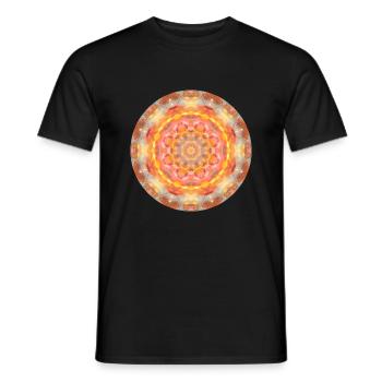 Mandala Graal 11 - Männer T-Shirt - Schwarz - Vorne - AI Model Male 178 light (178cm)