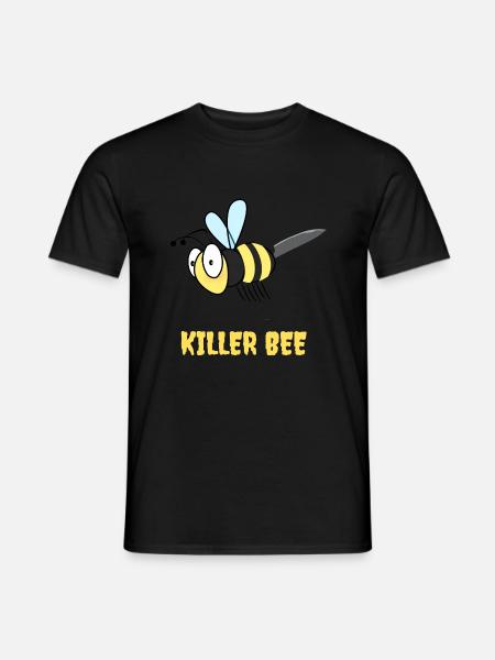 KILLER BEE - Männer T-Shirt - Schwarz