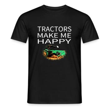 Traktor - Männer T-Shirt - Schwarz - Vorne - AI Model Male 178 light (178cm)