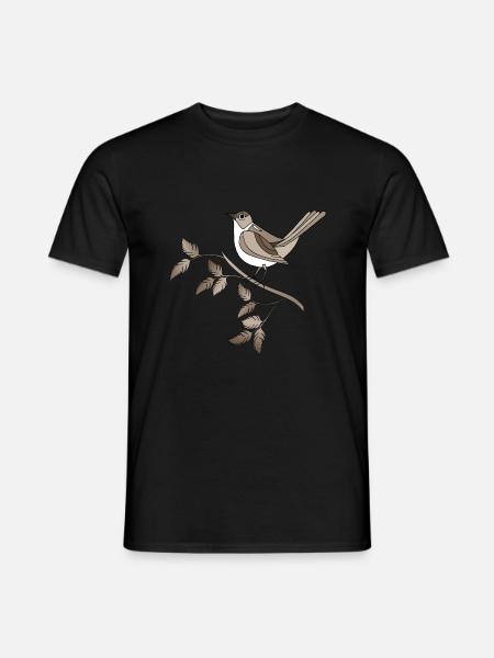 Oiseau - T-shirt homme - noir