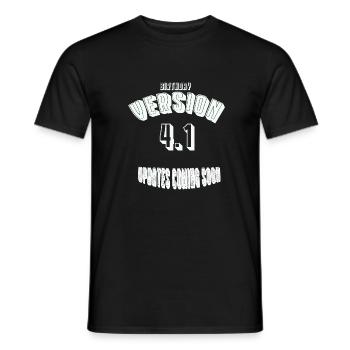 Birthday41 - Männer T-Shirt - Schwarz - Vorne - AI Model Male 178 light (178cm)