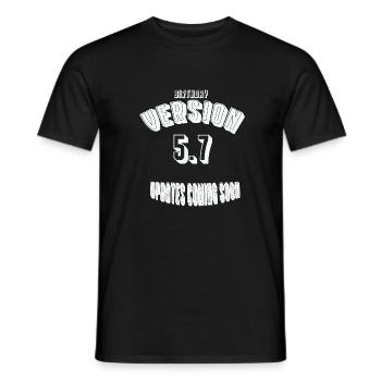 Birthday57 - Männer T-Shirt - Schwarz - Vorne - AI Model Male 178 light (178cm)