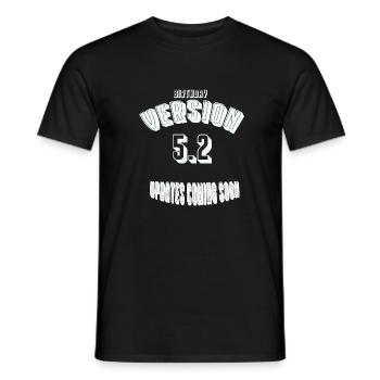 Birthday52 - Männer T-Shirt - Schwarz - Vorne - AI Model Male 178 light (178cm)