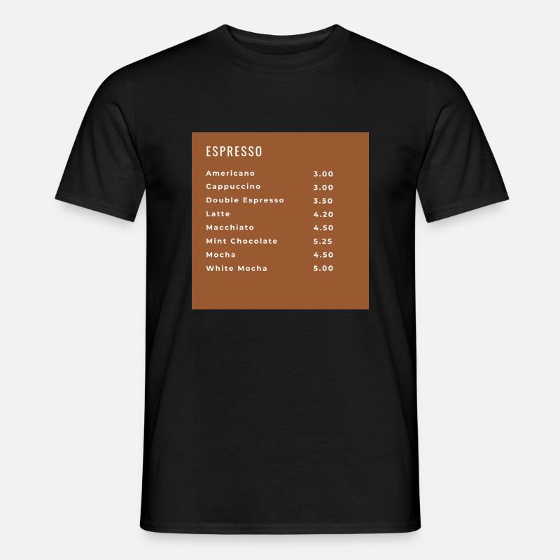 coffebar - Männer T-Shirt - Schwarz