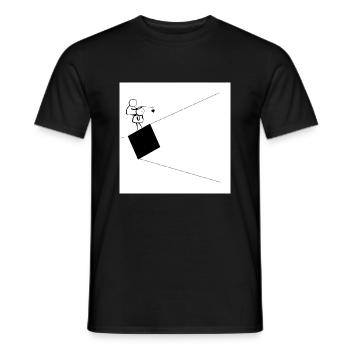 Blind - Männer T-Shirt - Schwarz - Vorne - AI Model Male 178 light (178cm)
