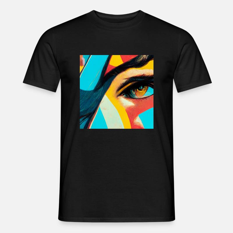 Comic Pop Art - Männer T-Shirt - Schwarz