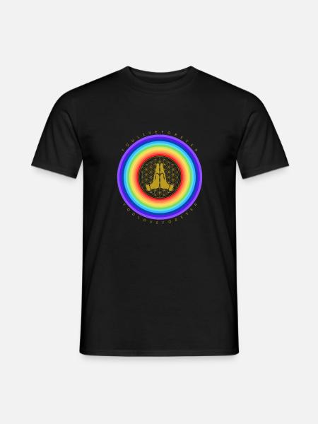 You Live/Love Forever 369 - Männer T-Shirt - Schwarz