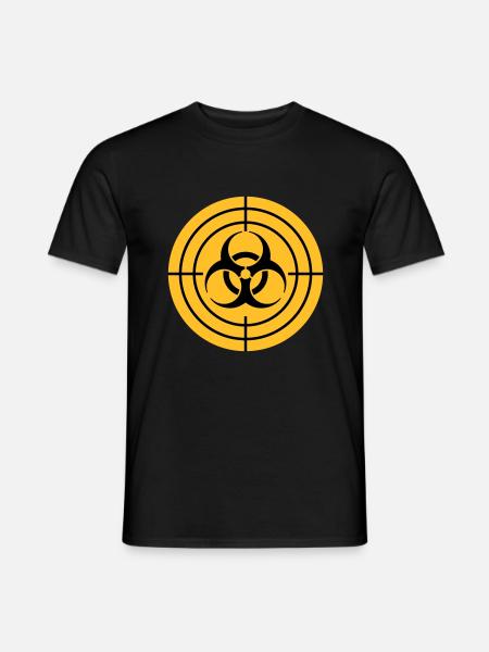 Biohazard Sight Zombie Hunter - Men's T-Shirt - black