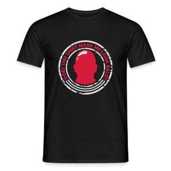 look soon citation de chemise - T-shirt homme - noir - Devant - AI Model Male 178 light (178cm)
