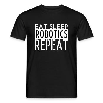 funny quote mechanical robotics engineer cool - Männer T-Shirt - Schwarz - Vorne - AI Model Male 178 light (178cm)