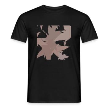 herbstblätter - Männer T-Shirt - Schwarz - Vorne - AI Model Male 178 light (178cm)