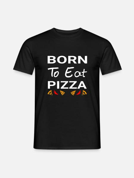 Pizza - T-shirt homme - noir