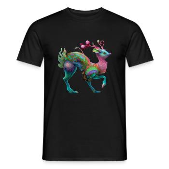 Fabel - Männer T-Shirt - Schwarz - Vorne - AI Model Male 178 light (178cm)