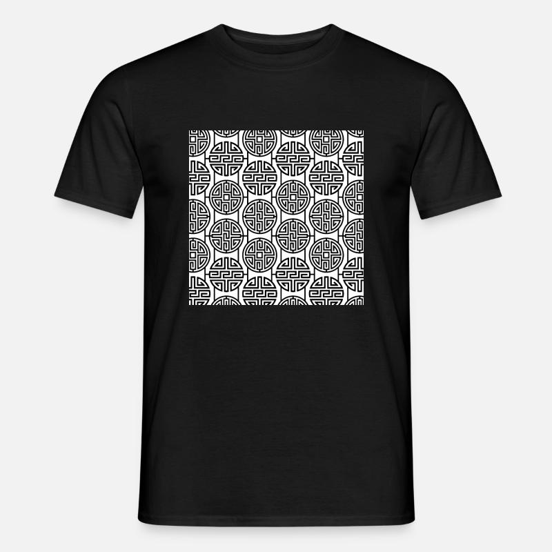 Chinese pattern - Men’s T-shirt - black