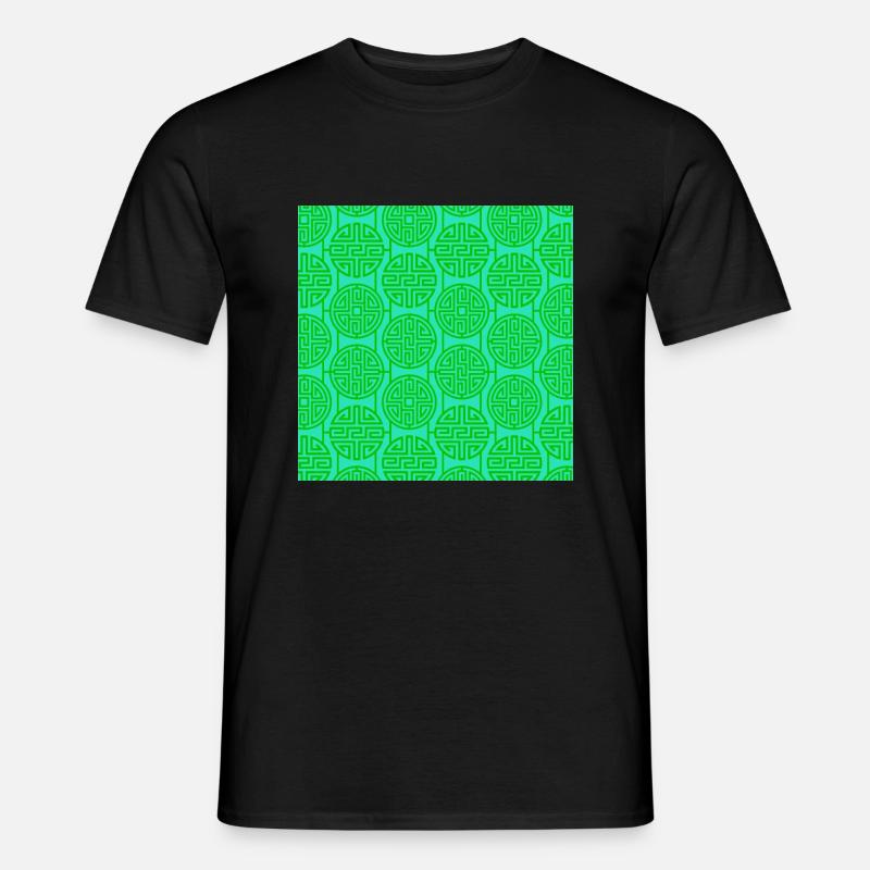 Chinesisches Muster - Männer T-Shirt - Schwarz