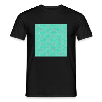Chinesisches Muster - Männer T-Shirt - Schwarz - Vorne - AI Model Male 178 light (178cm)
