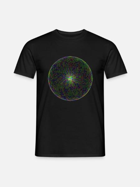 Muster - Männer T-Shirt - Schwarz