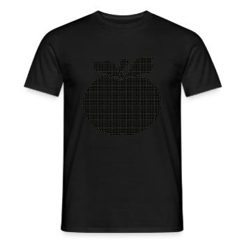 Apfel - Männer T-Shirt - Schwarz - Vorne - AI Model Male 178 light (178cm)