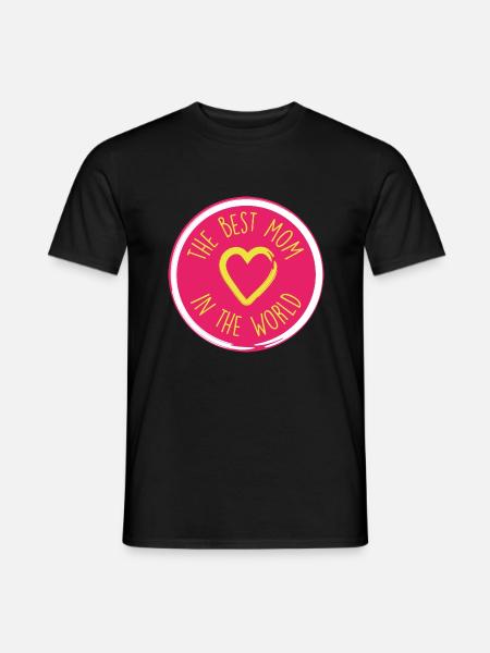 Best mom 34 - Männer T-Shirt - Schwarz