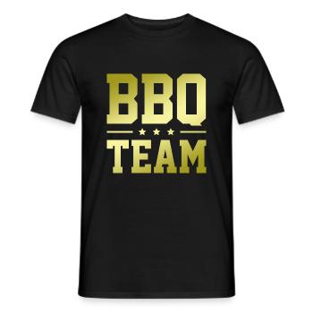 Bbq Team - Männer T-Shirt - Schwarz - Vorne - AI Model Male 178 light (178cm)