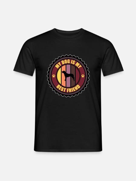Dog - Männer T-Shirt - Schwarz