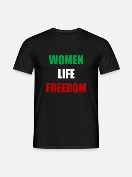 Women life freedom - Männer T-Shirt - Schwarz