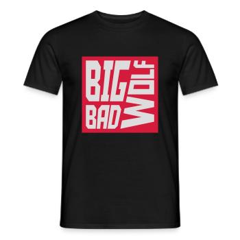 Citation du Grand Méchant Loup - T-shirt homme - noir - Devant - AI Model Male 178 light (178cm)
