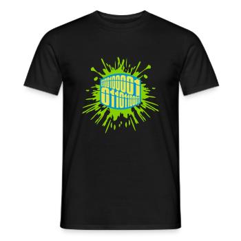 Langage de programme de code binaire - T-shirt homme - noir - Devant - AI Model Male 178 light (178cm)