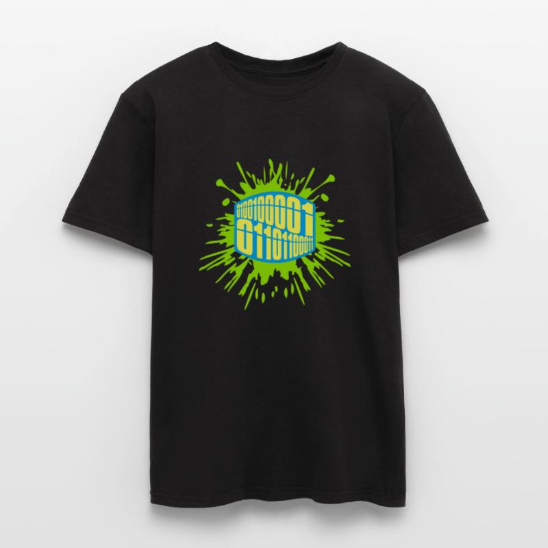 Binär Code Programm Sprache Männer T-Shirt
