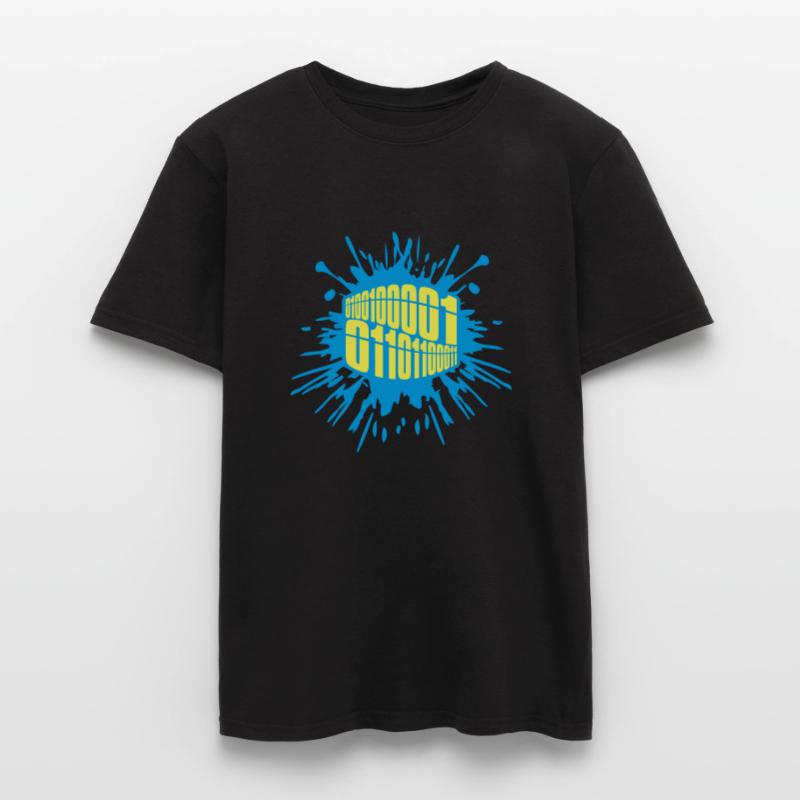 Langage de programme de code binaire T-shirt homme