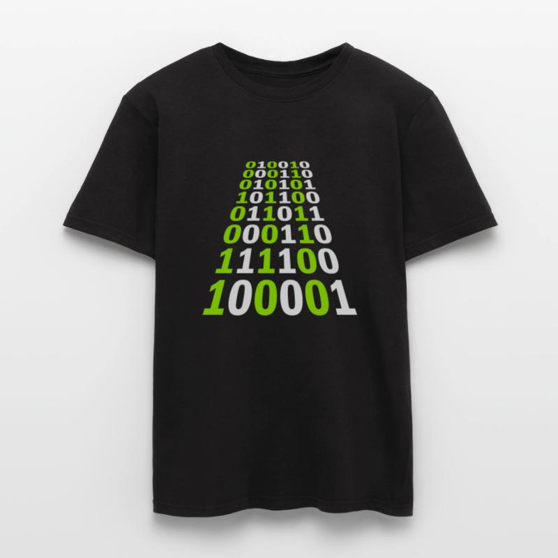 Binary Code Program Language Men's T-Shirt