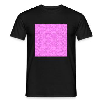 Chinesisches Muster - Männer T-Shirt - Schwarz - Vorne - AI Model Male 178 light (178cm)