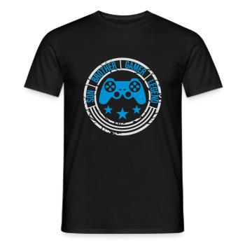 son brother gamer legend - Männer T-Shirt - Schwarz - Vorne - AI Model Male 178 light (178cm)