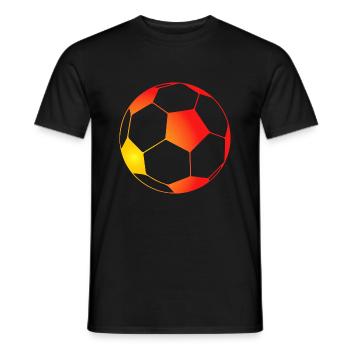 Fußball Football - T-shirt homme - noir - Devant - AI Model Male 178 light (178cm)