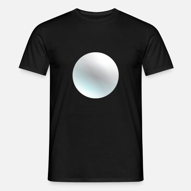 Der Planet Pluto - Männer T-Shirt - Schwarz