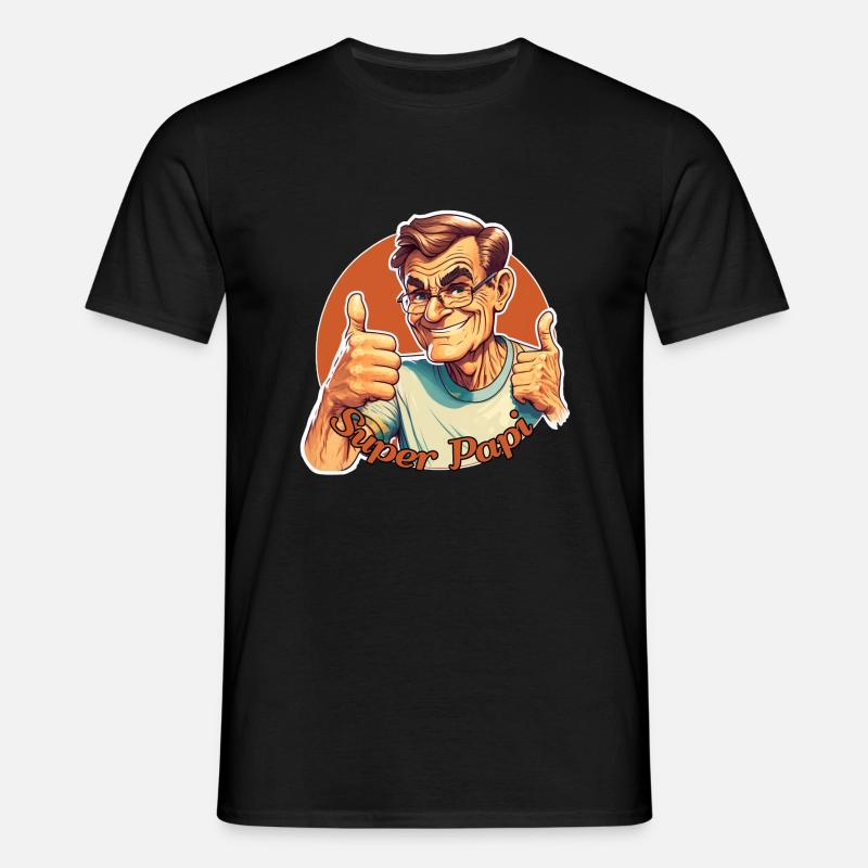 Oldefar! - T-shirt til herrer - sort