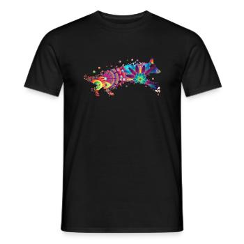 GERMAN SHEPERD Deutscher Schäferhund - Männer T-Shirt - Schwarz - Vorne - AI Model Male 178 light (178cm)