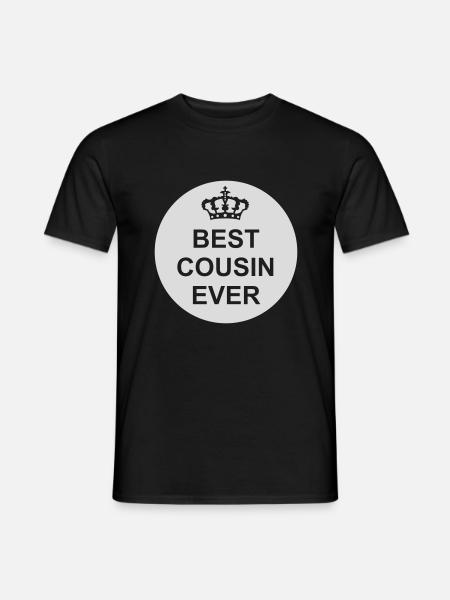 best cousin ever quote - Men's T-Shirt - black