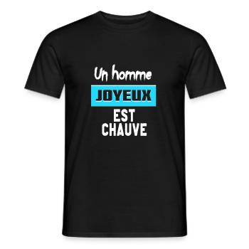 Idee cadeaux homme original , idee cadeaux homme - T-shirt homme - noir - Devant - AI Model Male 178 light (178cm)